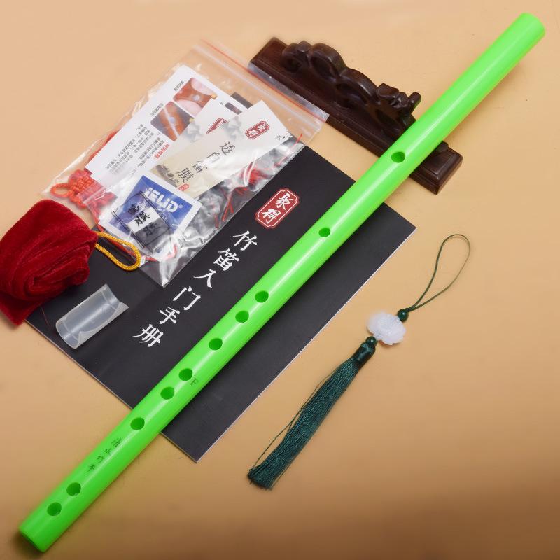 Professional Grade Drop-Resistant Imitation Jade Flute, Crack-Resistant, Adult & Student Performance, F Key
