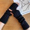 Sleeves Winter Warm Long Sleeves Wrist Half Finger Design Touch Screen Fashion Decorative Clothing Accessories