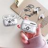 Clear Earphone Cases Cover Case For Airpods 2 4 Pro3 Pro 3 Pro2 1 Cartoon Moon Sun