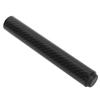 Pool Cue Extension Carbon Fiber Tube Professional Billiard Cue Extender with Bumper Black 8 Inch