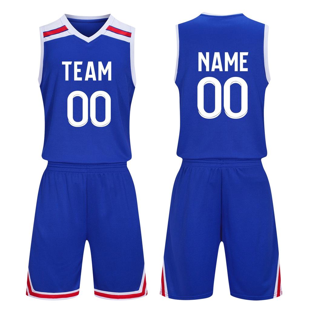 Basketball Custom Clothes Kids Basketball Suit Classic Tops + Pants Basketball Jerseys Suit Set