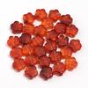 30pcs/lot Flower Shape Acrylic Beads Dual Color Big Hole Loose Spacer Beads For Jewelry Making DIY Fashion Bracelet Phone Chains
