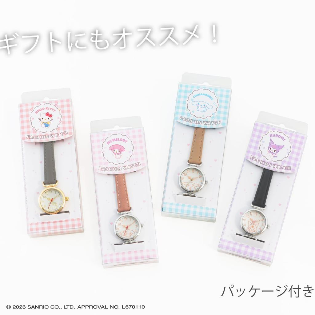 Sanrio Characters Case Cute for Antique-Style Watch, Adults, CR3C0009, Women's