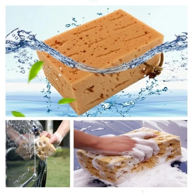 High Density Vehicle Sponge Thick Foam Cleaning Wipe Block Scratch Protection Fast Drying Car Detailing Tool