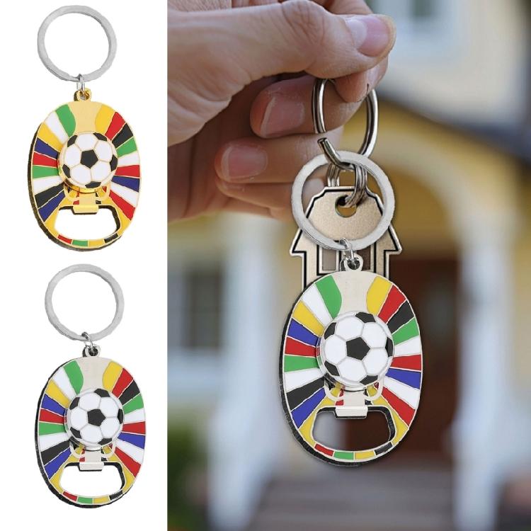 Commemorative 2026 Soccer Keychain Multi Tool Bottle Opener Portable Football Themed Accessory Decoration