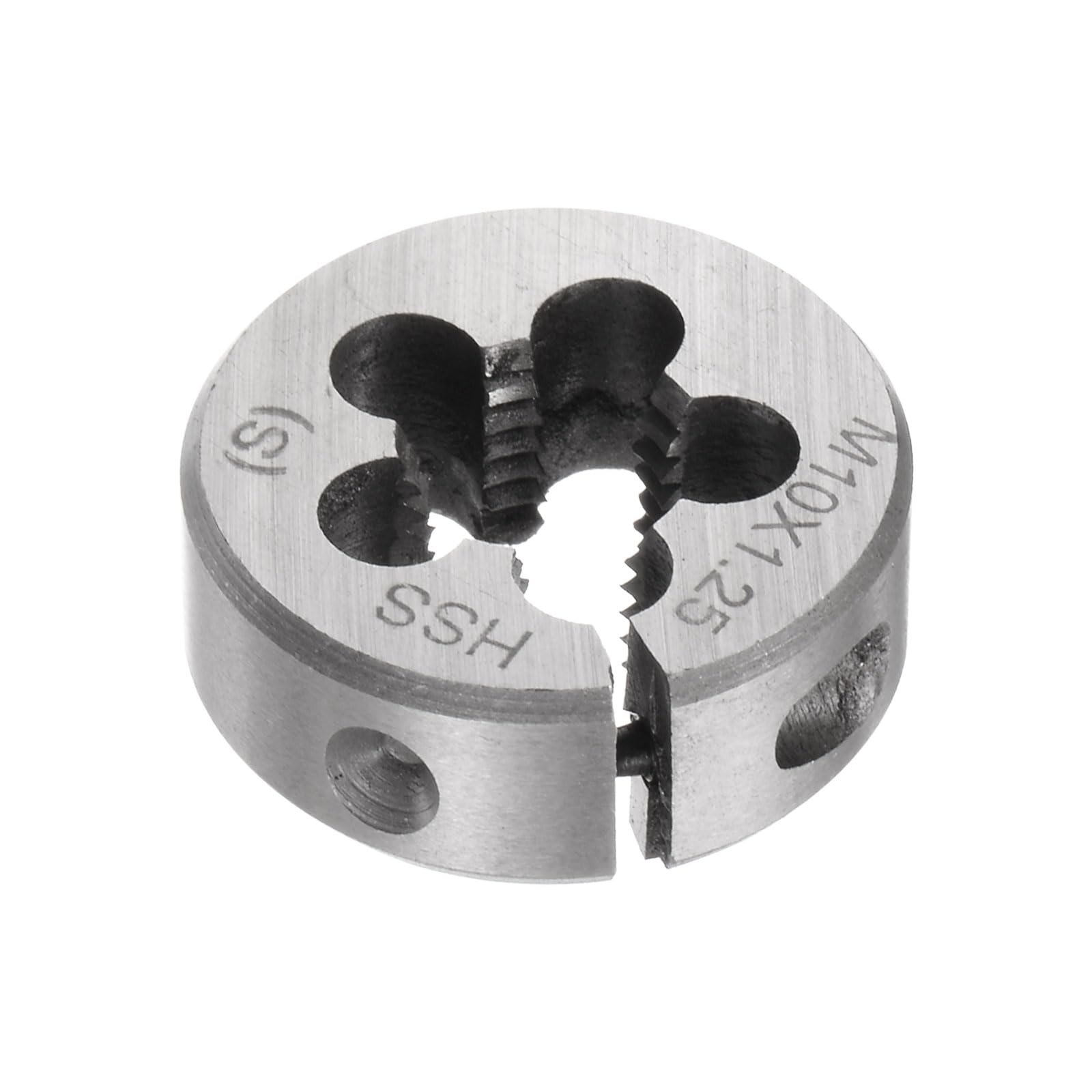 

uxcell Round Threading Dies Metric M10 x Thread Adjustable High Speed Steel Screw Cutting Dies Repair Tool 1.25 (Right Hand) (HSS)