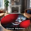 Personalized P-Pennywise Round Chair Office Rug - Perfect for Mat, Office Chair & More - Ideal Gift for Birthdays and Holidays
