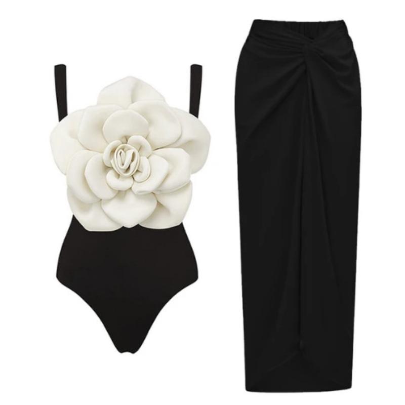 

Новый сексуальный цельный купальник женский нейлоновый юбка купальник комплект XL