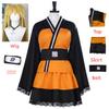 Naruto Uzumaki Girl Manga Exhibition Lolita Style Dress Anime Character Girl Cosplay Cute Fashion Dress Costume Birthday Gift