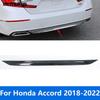 For Honda Accord 2018-   Chrome Rear Bumper Lip Trim Body Kit Spoiler Diffuser Protector Accessories Car Styling