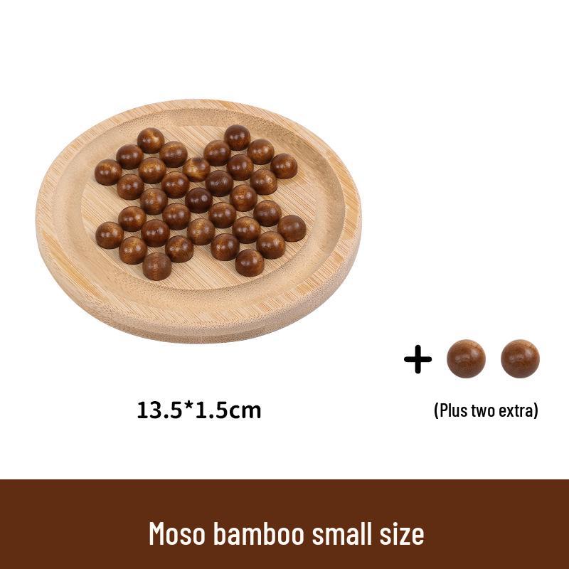 

Солидный бамбуковый шахматный пасьянс «Бриллиант» - Игрушка для умственной тренировки для одного игрока