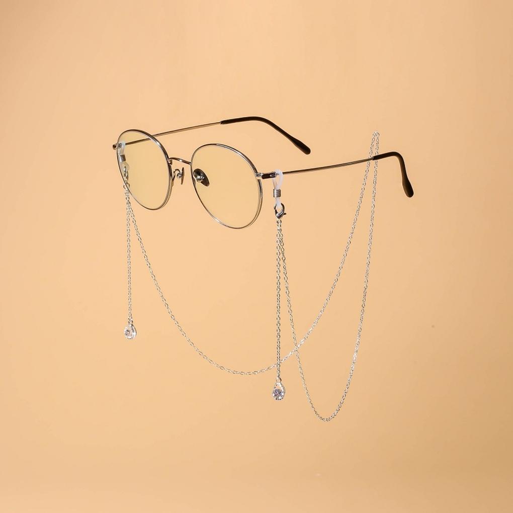 Waterdrop Cubic Glasses Strap, Glasses Cleaner, 4-piece Set, Sunglass Strap