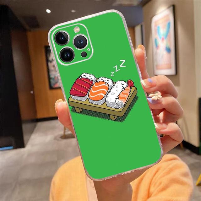 

Чехол для телефона для Iphone 14 13 12 11 Pro Max Xs Max Xr X 12mini 14 Plus Se суши чехол Funda Capa Cell iPhone 12mini