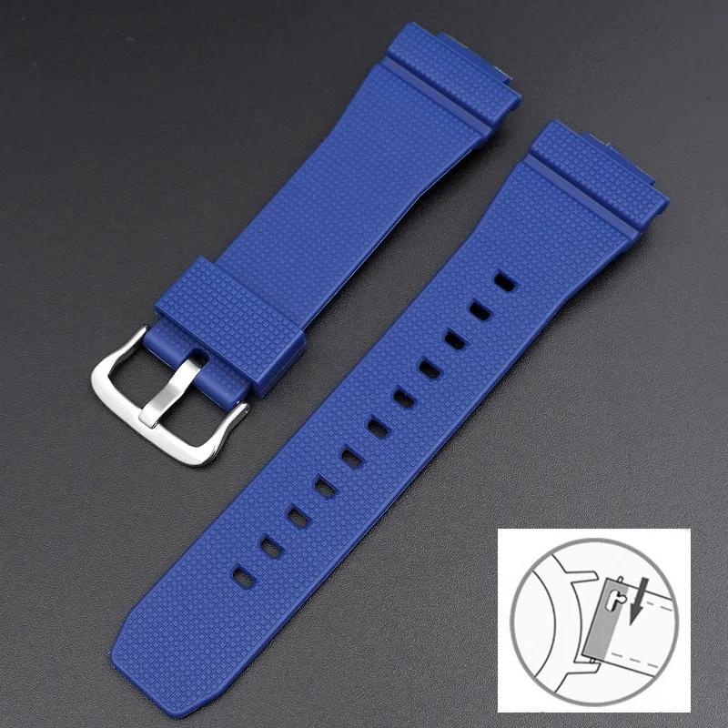 Eik Gummireim For Casio G-Shock GA-2100 GM-2100 Hurtigutløser TPU Resin Herre Sport Dykkerklokkereim Armbånd Tilbehør 16mm