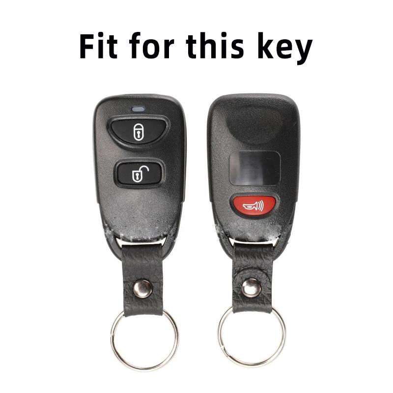3 Buttons Tpu Shell Fob Holder For Hyundai Tucson 2005 Santa Fe 2008 I10 Ix25 Grand Stareks Car Smart Key Cover Case Accessories