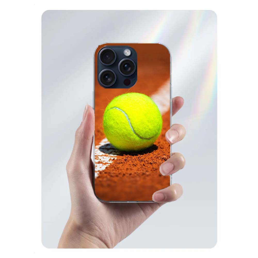 Tennis Sport Capa Handyhülle Für Iphone 17 Air 16 Pro Max 15 12 Pro 14 Plus 17E 16E 11 13 Mini Hüllen Cases Fundas Cell Klar TPU