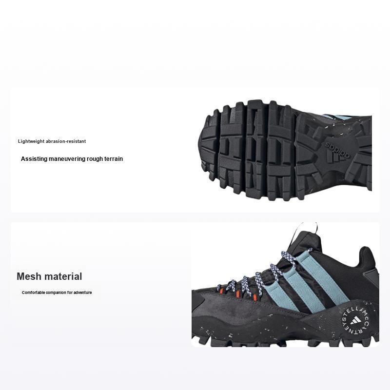 Adidas Women's Black/Blue Stella Mccartney X Seeulater Hi-Res Sneakers Core- Utility-Grey H06157 Cm
