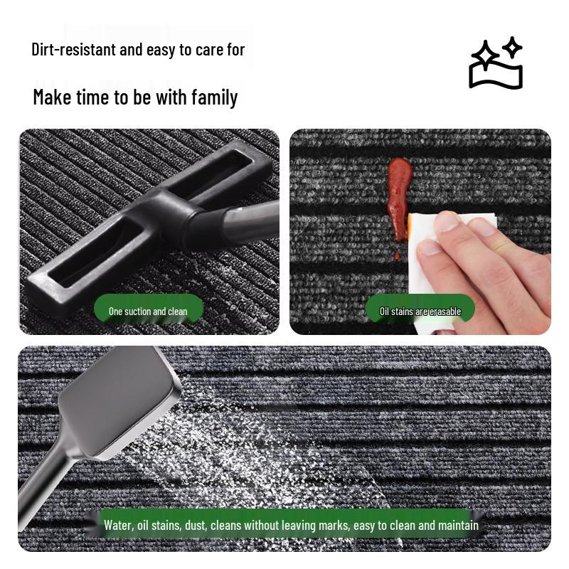 Water Absorbent Anti-Slip Oil-Proof Kitchen Floor Mat - Wash-Free, Dirt-Resistant Full Coverage Entryway Mat