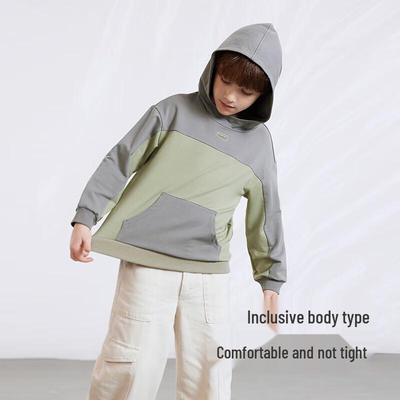 YEEHOO Boys  Hooded Cotton Blend Sweatshirt 140