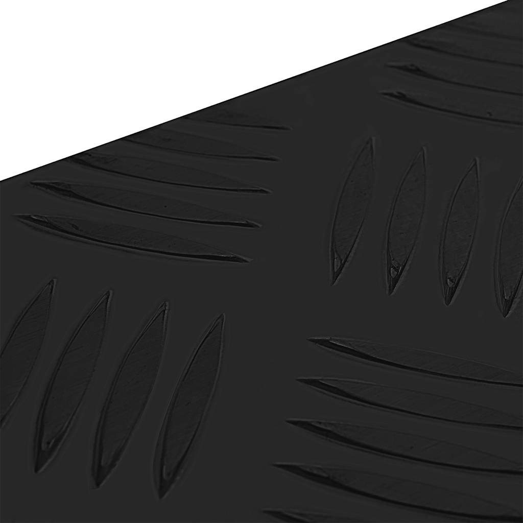 Vidaxl Skrzynia Aluminiowa, 80 X 30 X 35 Cm, Czarna