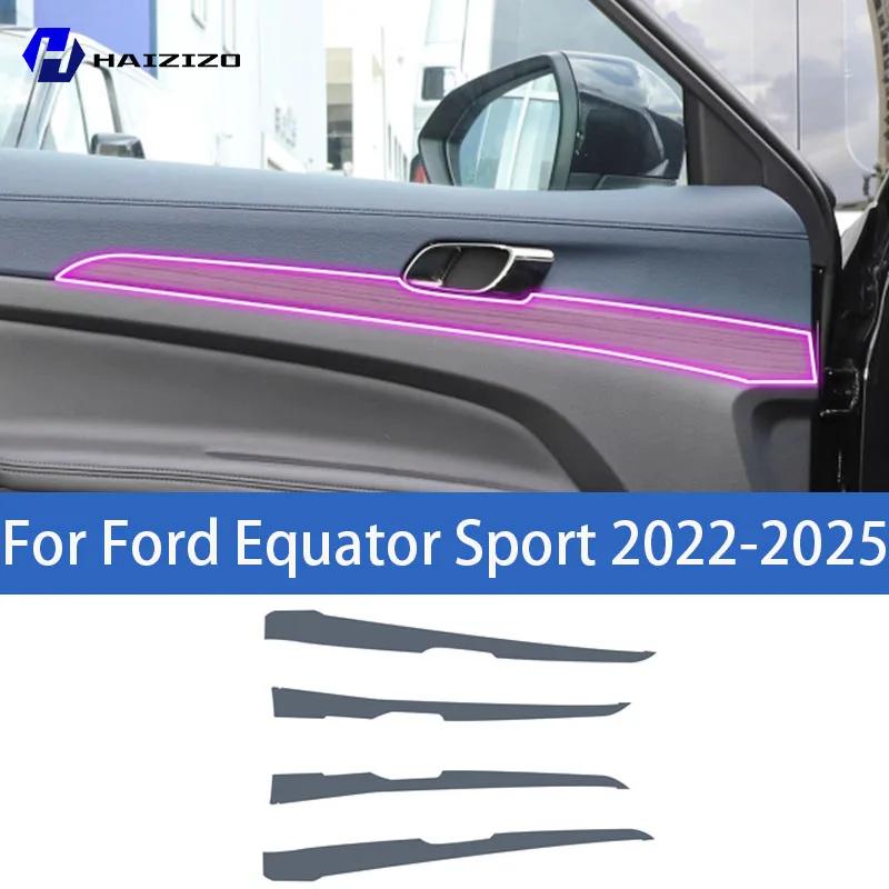 For Ford Equator Sport -2025 Car interior center console protective sticker interior decorative strip TPU protective sticker