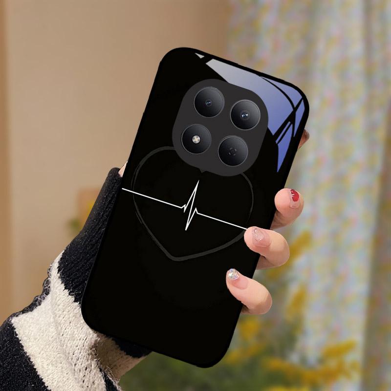 For Xiaomi POCO M8 Pro 5G Case M8Pro Tempered Glass Phone Cover For Redmi Note 15 Pro Plus Note15 Pro+ 5G Funda Camera Protector