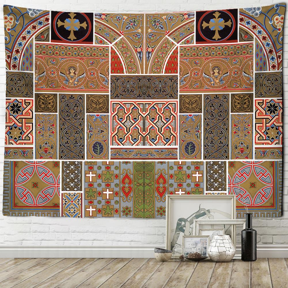 Model Mandala Agățătoare de Perete Hippie Tapiserie Psihedelic Mister Mural Tapiserie Living Dormitor Artă Decor Acasă