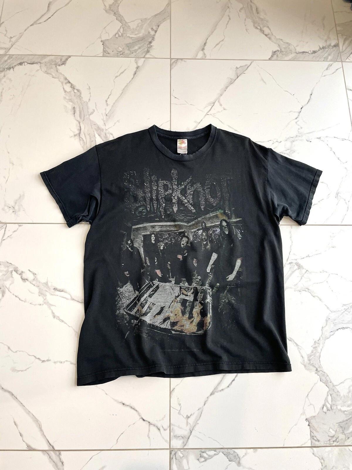 Vintage 2008 Slipknot All Hope Is Gone Distressed Faded Band Tour T-Shirt Size S