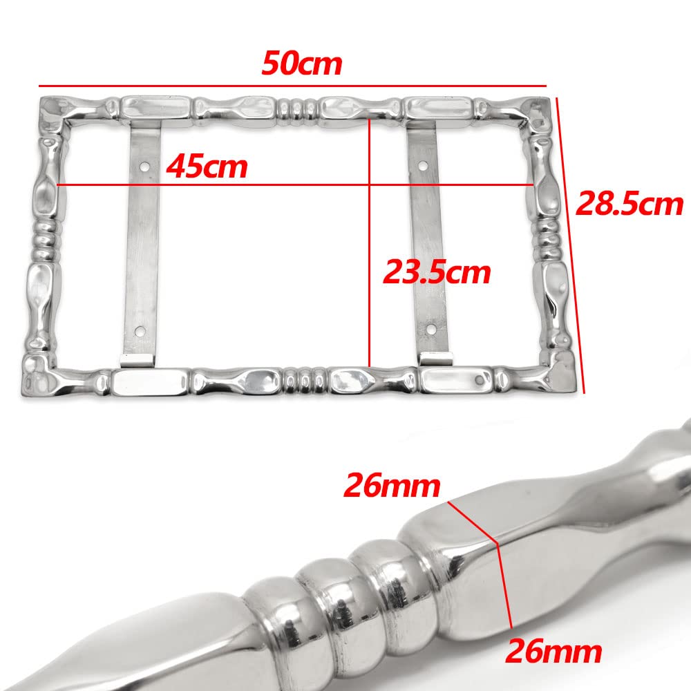 Number Plate Square Shaped Compatible with Super Quon Number Plate Custom Decorative Truck Frame, Pipe, 26, Large, Plated, Custom, Giga, Profia,