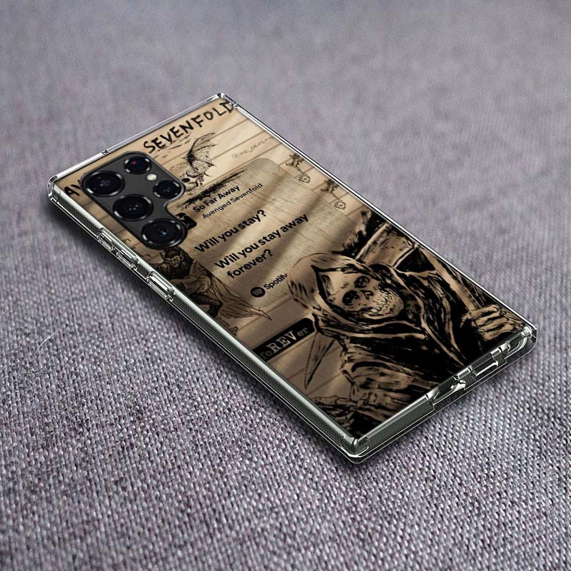 A-Avenged Sevenfold Phone Case For Samsung Galaxy S24 S23 S21 S20 FE S22 S26 Ultra S25 Edge S10 Plus Cover Clear TPU Capa Shell