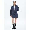 Denim-Like Mini Skirt Navy