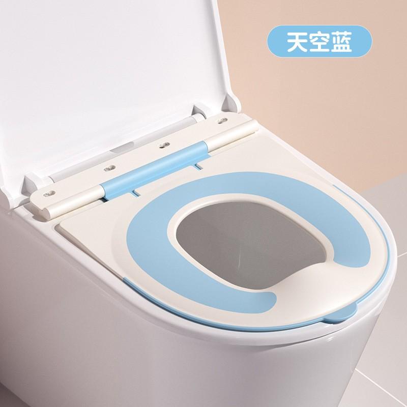 Portable Toddler Toilet Seat Cover With Non-Slip Pad Universal Fit Kids Safe Potty Training Aid