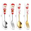 Christmas Spoon Stainless Steel Tea Spoon for Home Xmas Coffee Spoon Dessert Spoon Stirring Spoon Creative Tableware Gift Box