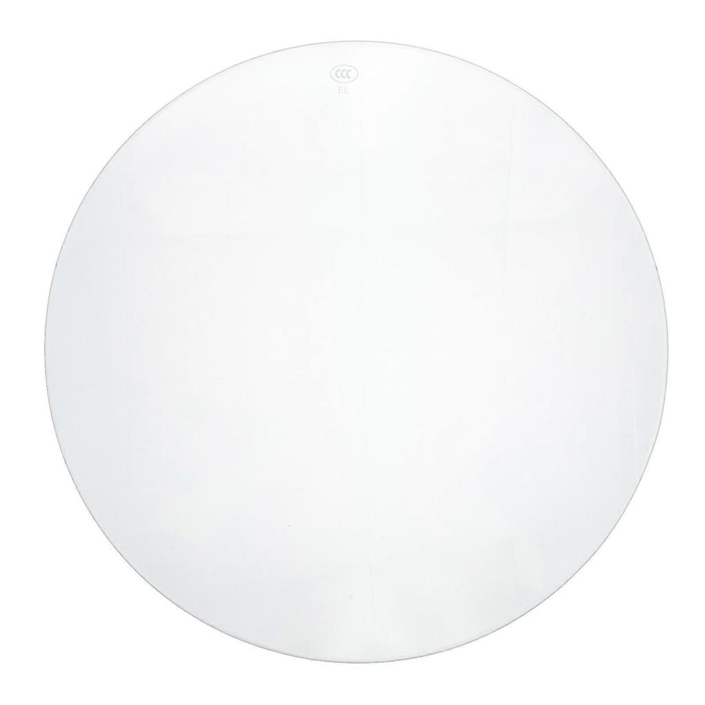 Round Tempered Glass Table Top   Thickened Reinforced Design for Dining, Coffee, and Patio Use   Modern Elegance for Living Room and Restaurant Decor