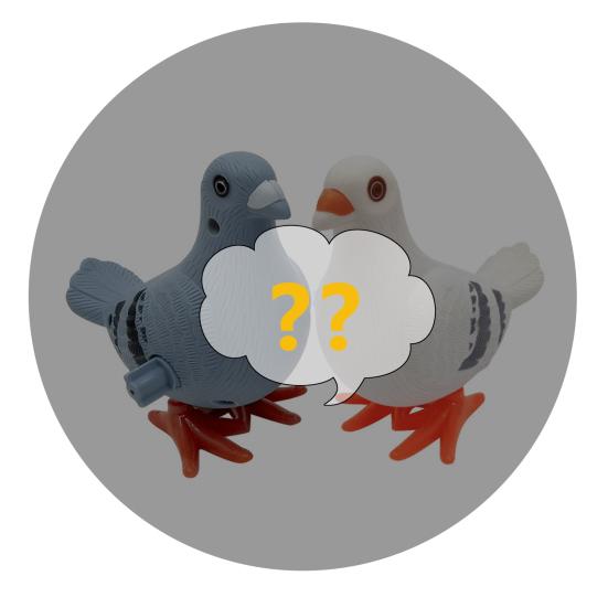 Yousheng 1/2/3/5/8/10Pcs Wind-up Pigeon Jumping Pigeon Spring Clockwork Toy Toddlers Boys Girls Educational Simulation Bird Walking Toy(Random Color)