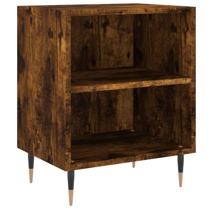 VidaXL Bedside Tables 2 Pcs Smoked Oak 40x30x50 Cm Engineered Wood 826775