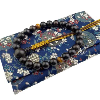 Myorenka Prayer Jodo Formal Prayer 22 Cord Buddhist Memorial Buddhist Shinshu Buddhist Prayer Prayer Beads Nitennojyoku Tiger Eye Stone Beads,
