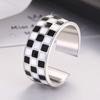 Schachbrettring - Modisch, Einzigartig, Luxuriös, Kleinformatig, Kleines Design - Kariert - Hochwertig - Cooler Stil - Neues Modell - Zeigefingerring