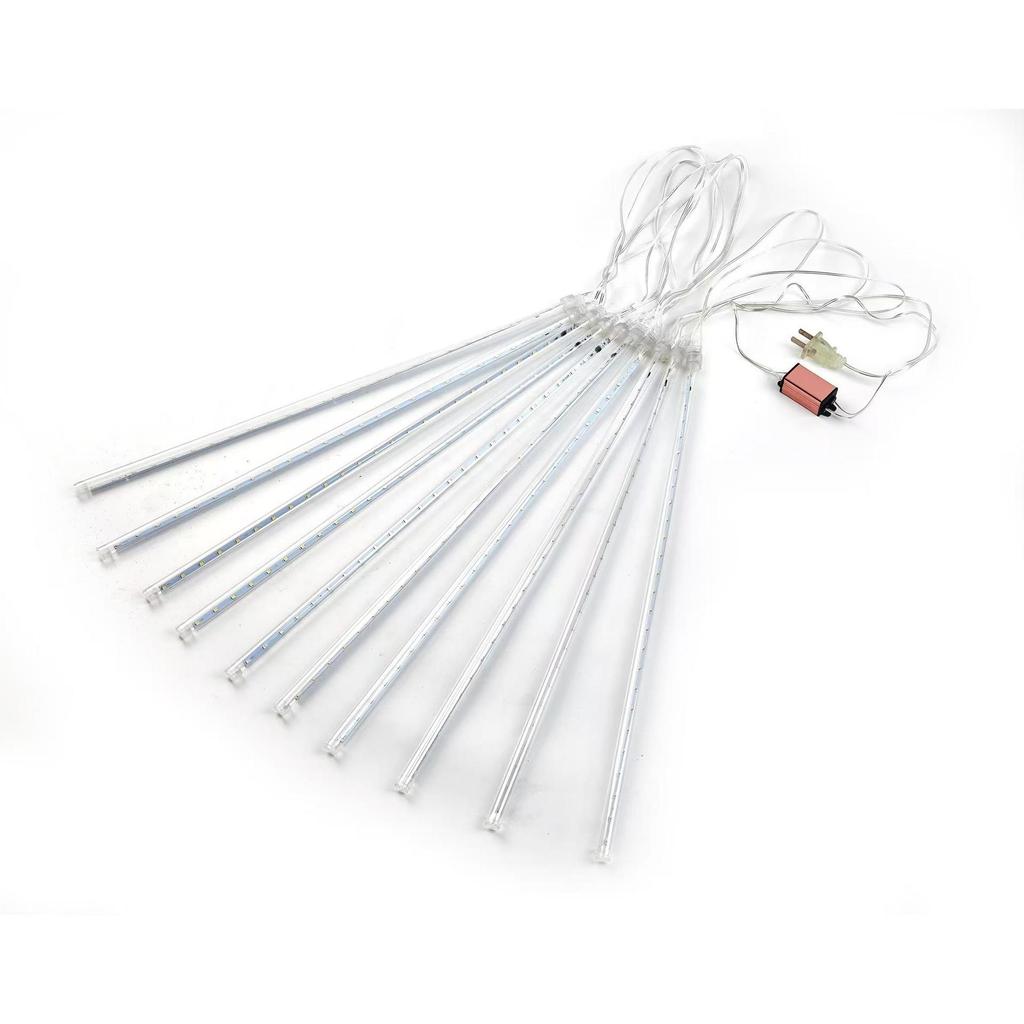 Solar Waterproof LED Meteor Shower String Lights for Outdoor Trees & Festival Decorations
