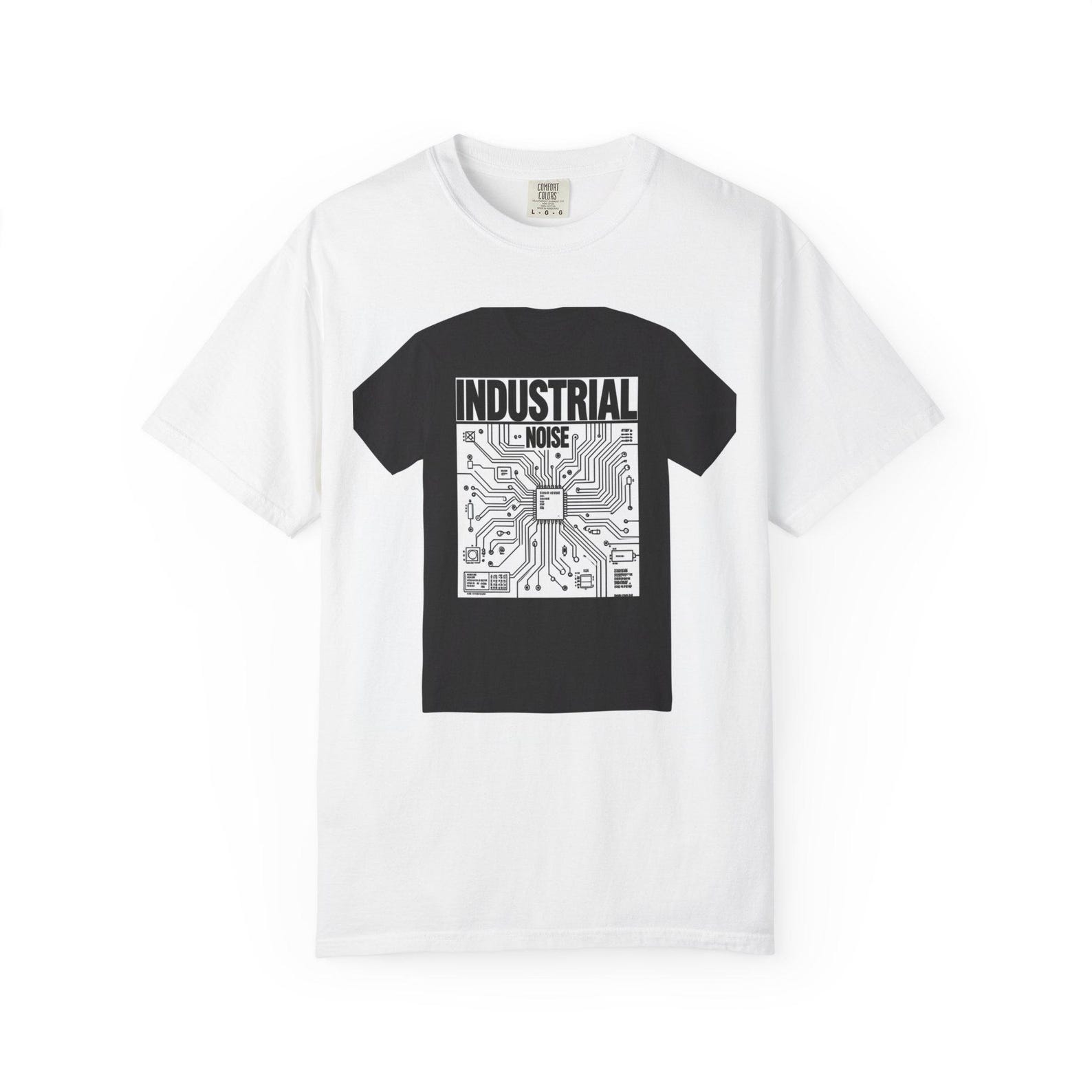 VeloArchive | INDUSTRIAL NOISE - Brutalist Technical Tee XL