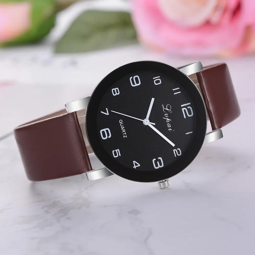 Hot Sale Bracelet Watch Women Fashion Leather Black Quartz Wrist Casual Watches Ladies Clock Relogio Feminino Reloj Mujer 2025