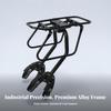 Rear Rack with Side Guard Rails Universal Bike Luggage Carrier Heavy-Duty