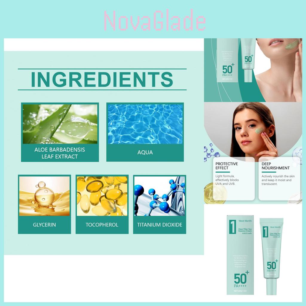 Moisturizing Protective Cream For Outdoor Facial Care Hydrating Gentle Uv Barrier