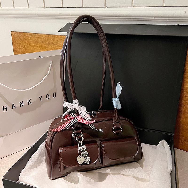 Versatile Boston Tote Shoulder Bag - Underarm Carry