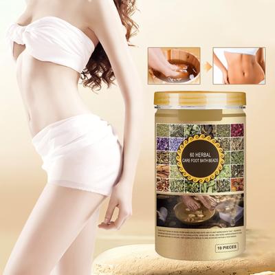 Foot Soak Pills (10pcs) Herbal Serum Foot Bath Soothes The Legs, Improves Lymphatic Circulation, And Also Provides A Relaxing Experience