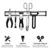 Kitchen Knife Holder Wall Mounted Magnetic Knife Strip Multipurpose Powerful Knife Rack Storage Kitchen Utensils Accessories