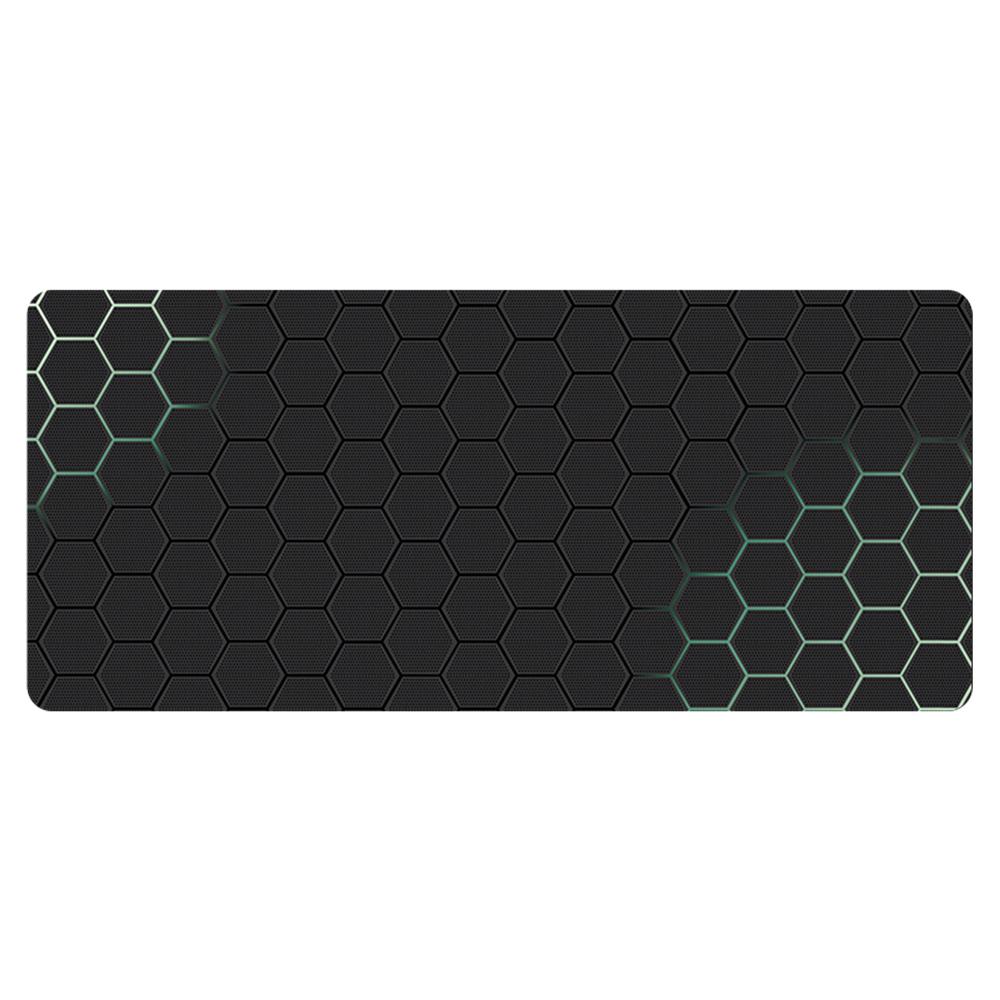 300x800x3mm Honeycomb Pattern Gaming Mouse Pad Rubber Anti-skid Desktop Mat