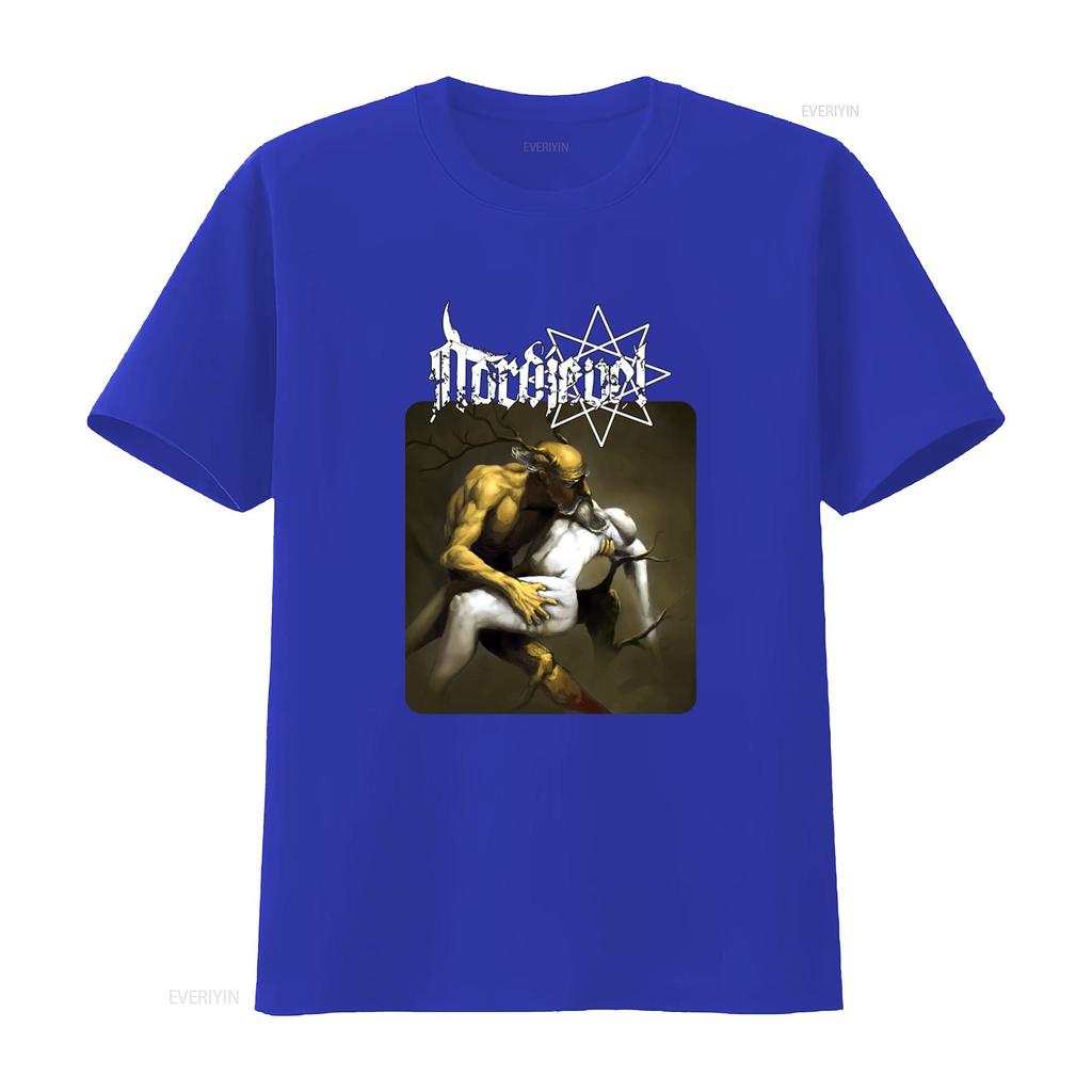 HOT NORDJEVEL Funeral Smell Print T Shirt for Men Long or s vintage Washed Top For Everyday Wear fashion Comfortable Stretched