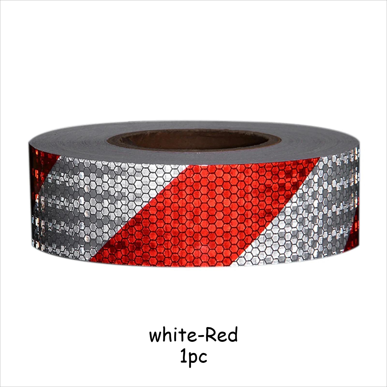 

High-Visibility Reflective Tape with Twill Pattern – Peel-and-Stick Warning Strip, Uses for Vehicle Safety & Nighttime Caution