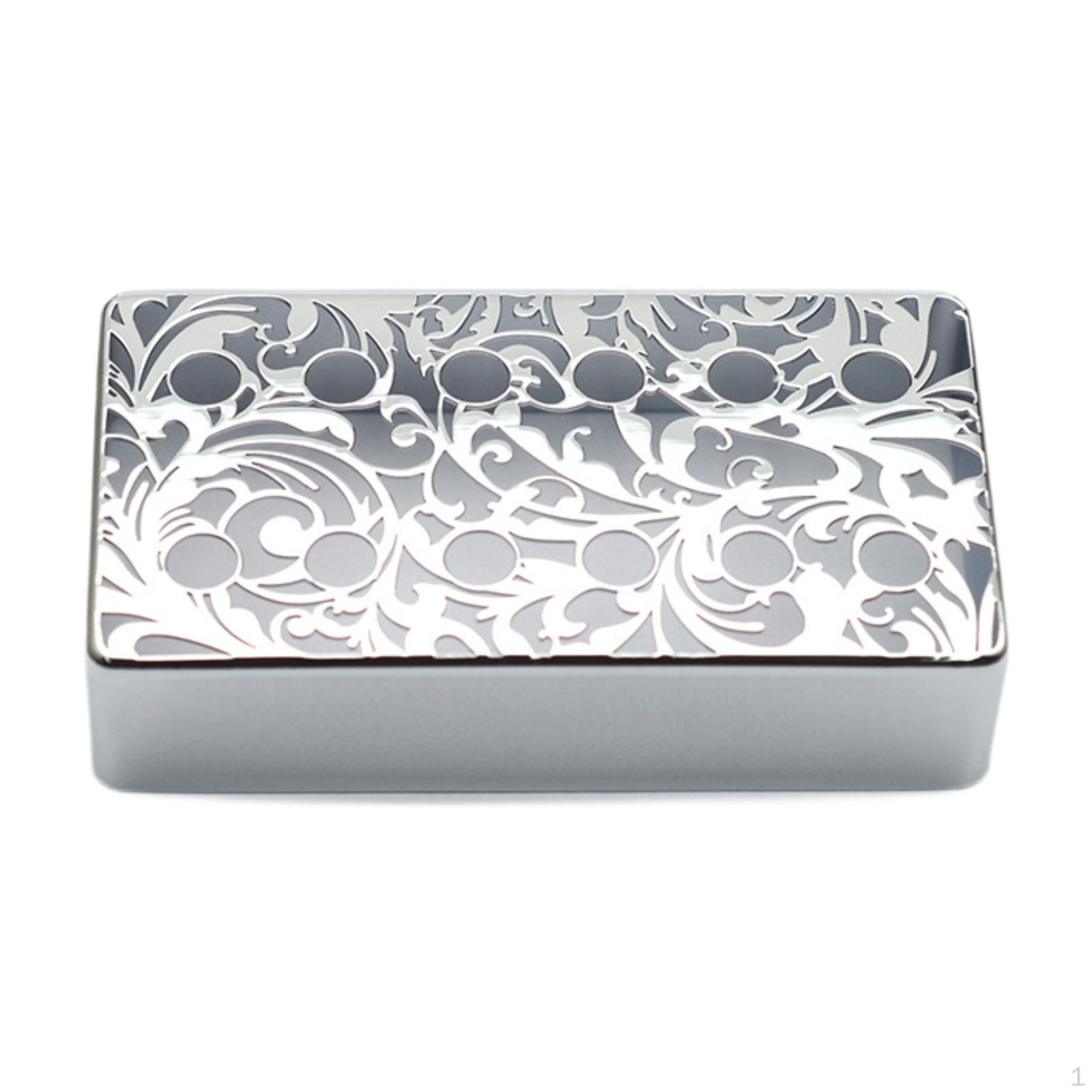 

12 Hole Guitar Pickup Covers, Spare Parts Accessories серебряный